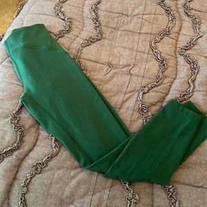 Lululemon Instill 25 inch leggings, everglade green